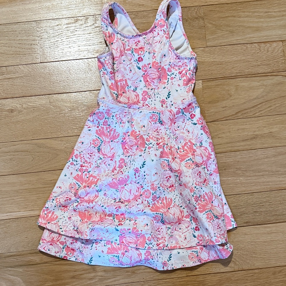 SweetHoney Pink Floral Kids Dress